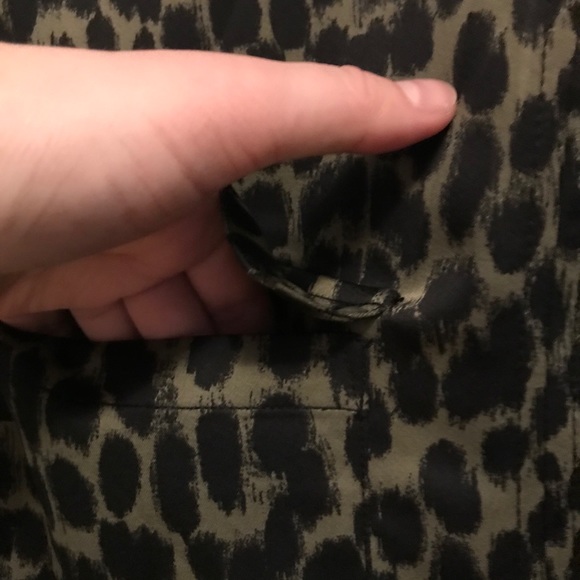 Banana Republic Olive Green Babydoll Dress - Picture 3 of 3